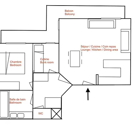 Aux Pieds Avec Balcon Et Parking A - Fr-1-862-61 Apartament