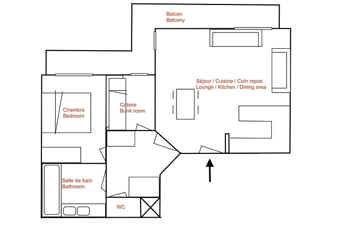 Aux Pieds Avec Balcon Et Parking à - Fr-1-862-61 Appartement